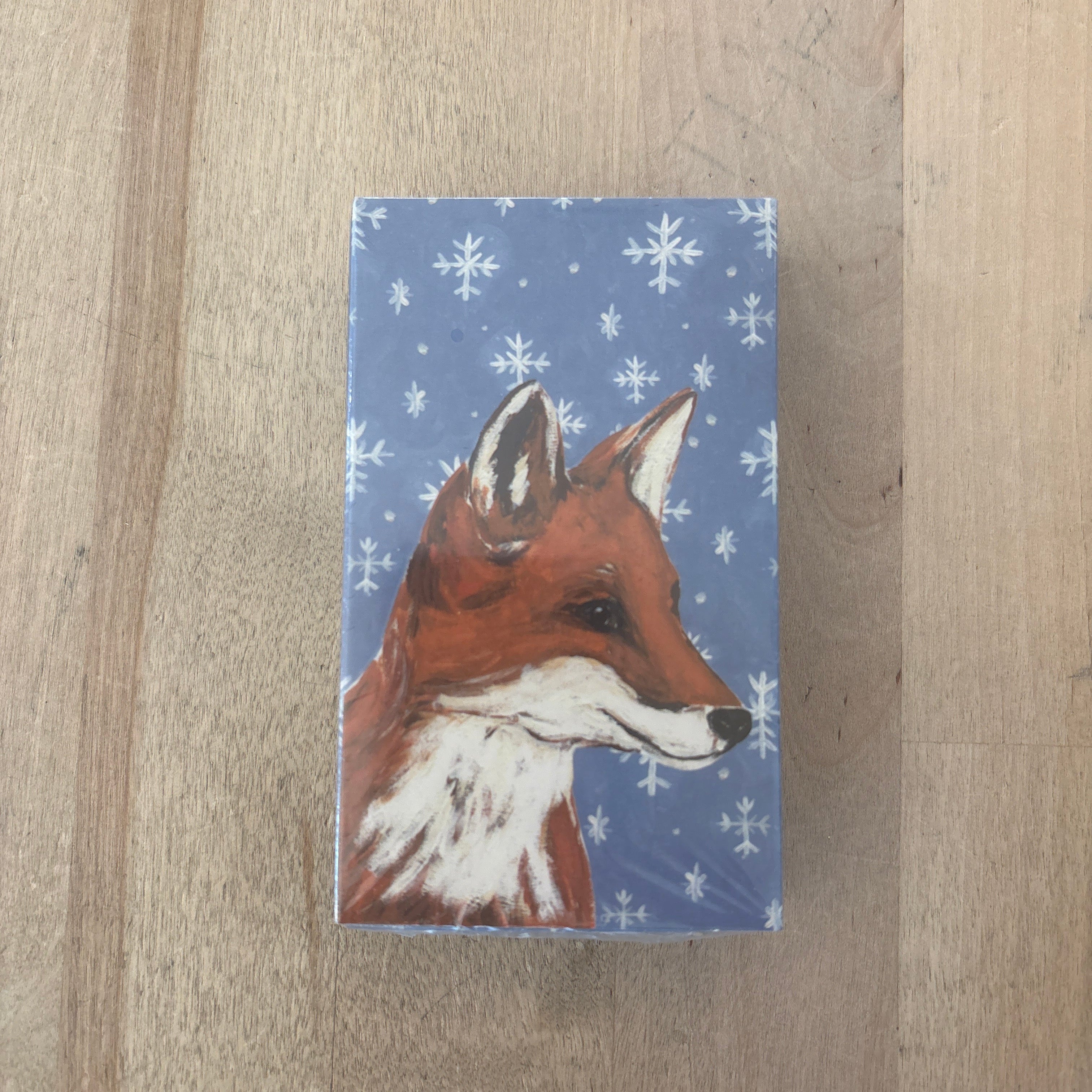 Safety Matches in Embossed Matchbox with Holiday Pattern & Animal