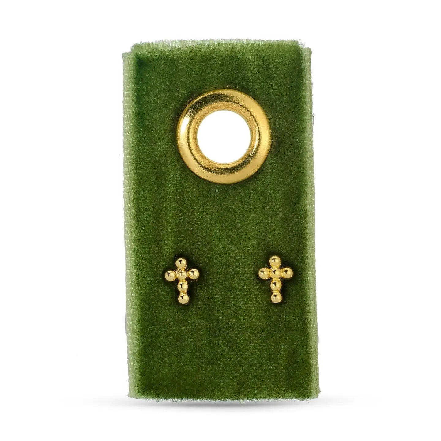 Single Stud on Velvet Tag