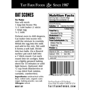 Oat Scone Mix