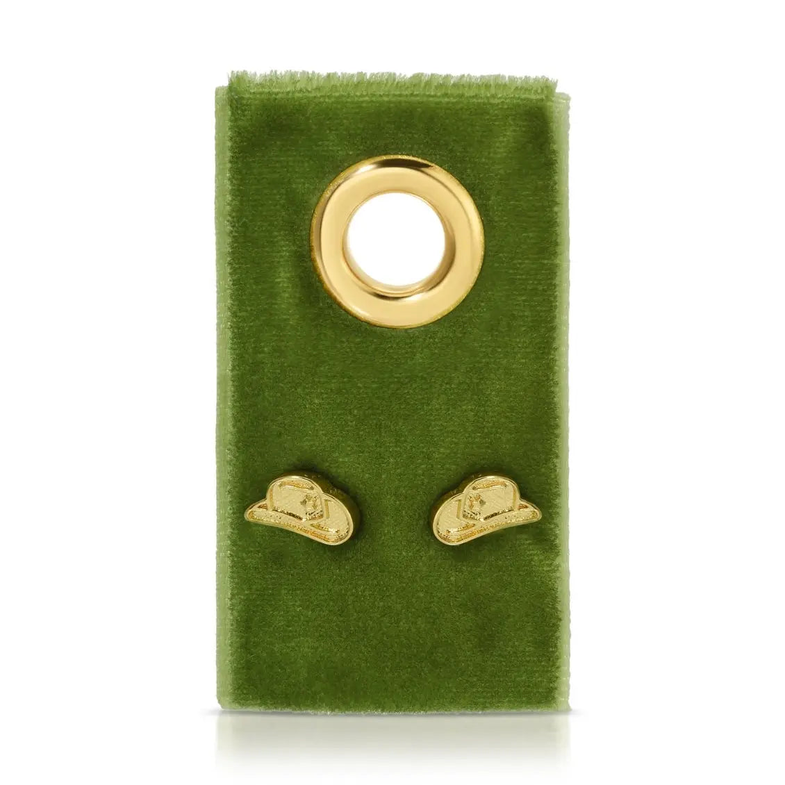 Single Stud on Velvet Tag