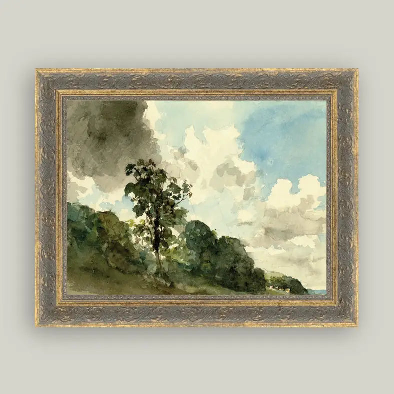 Landscape Framed Antique Art