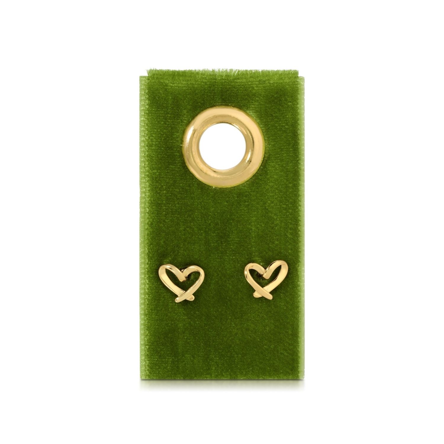 Single Stud on Velvet Tag