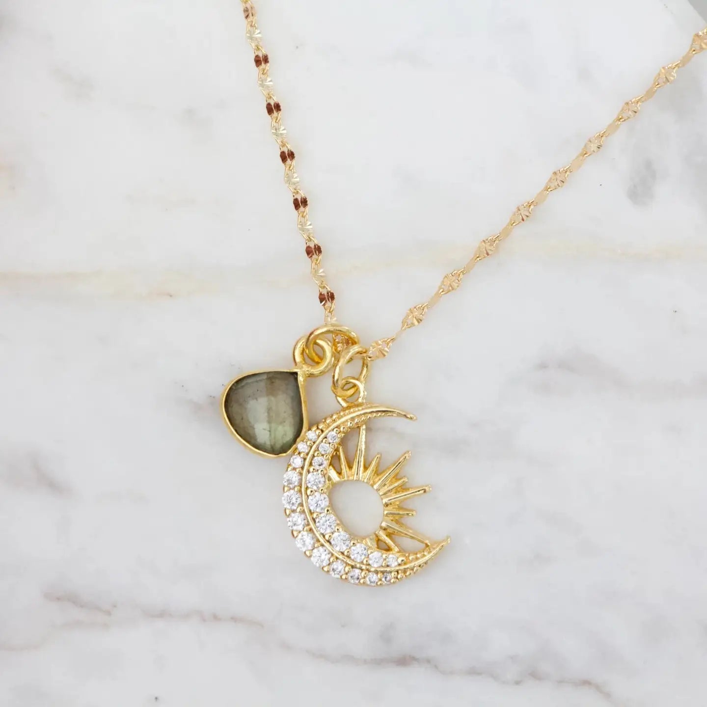 Labradorite Celestial Necklace Necklace
