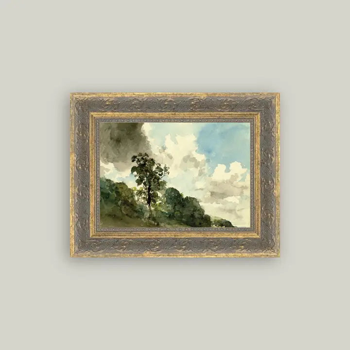 Landscape Framed Antique Art