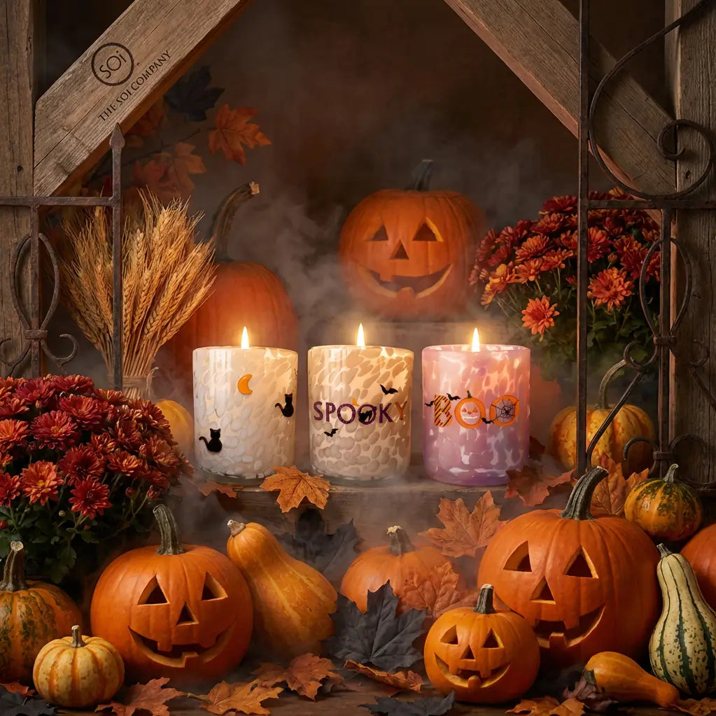 Fall/Halloween Icon Candle