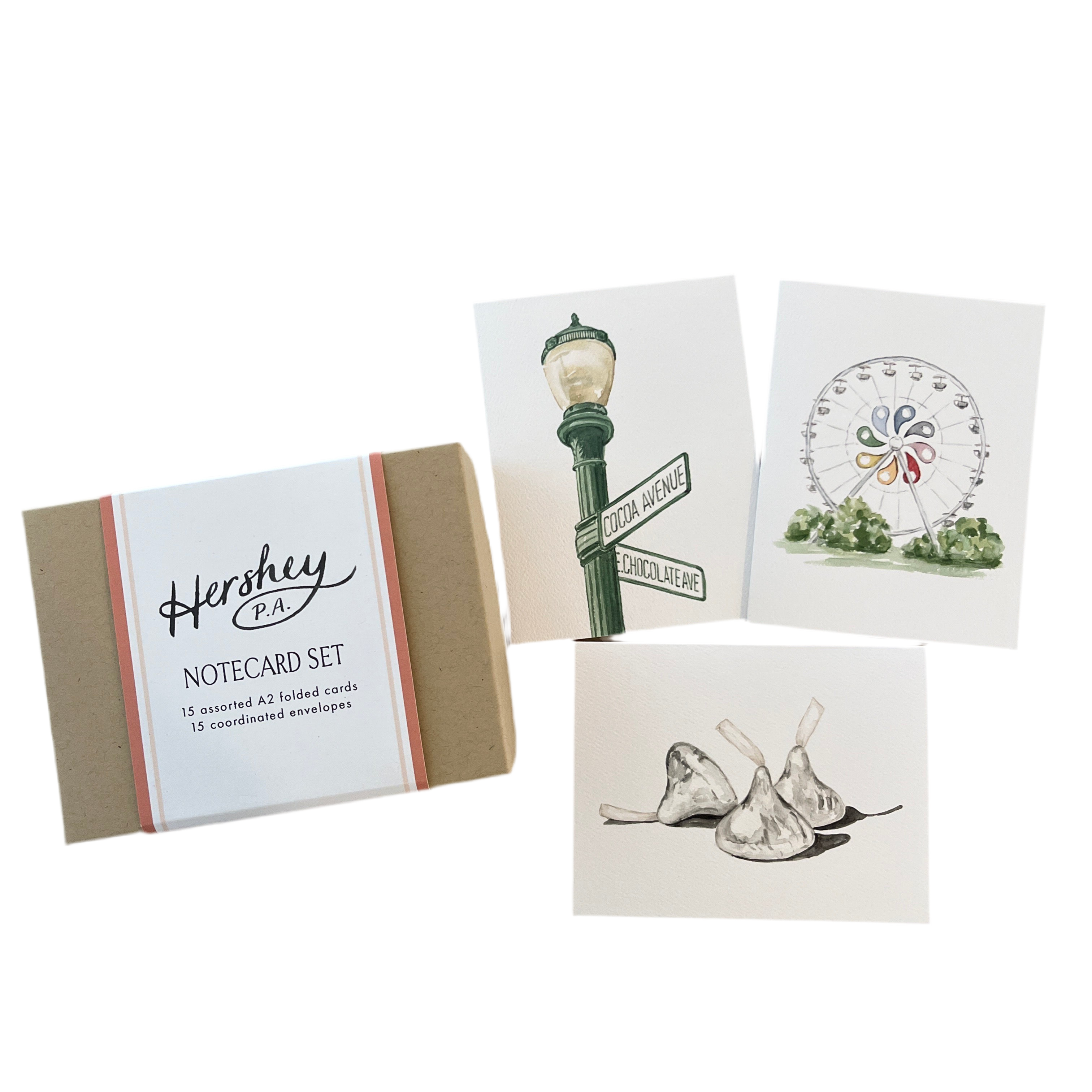 Hershey Notecard Set of 15