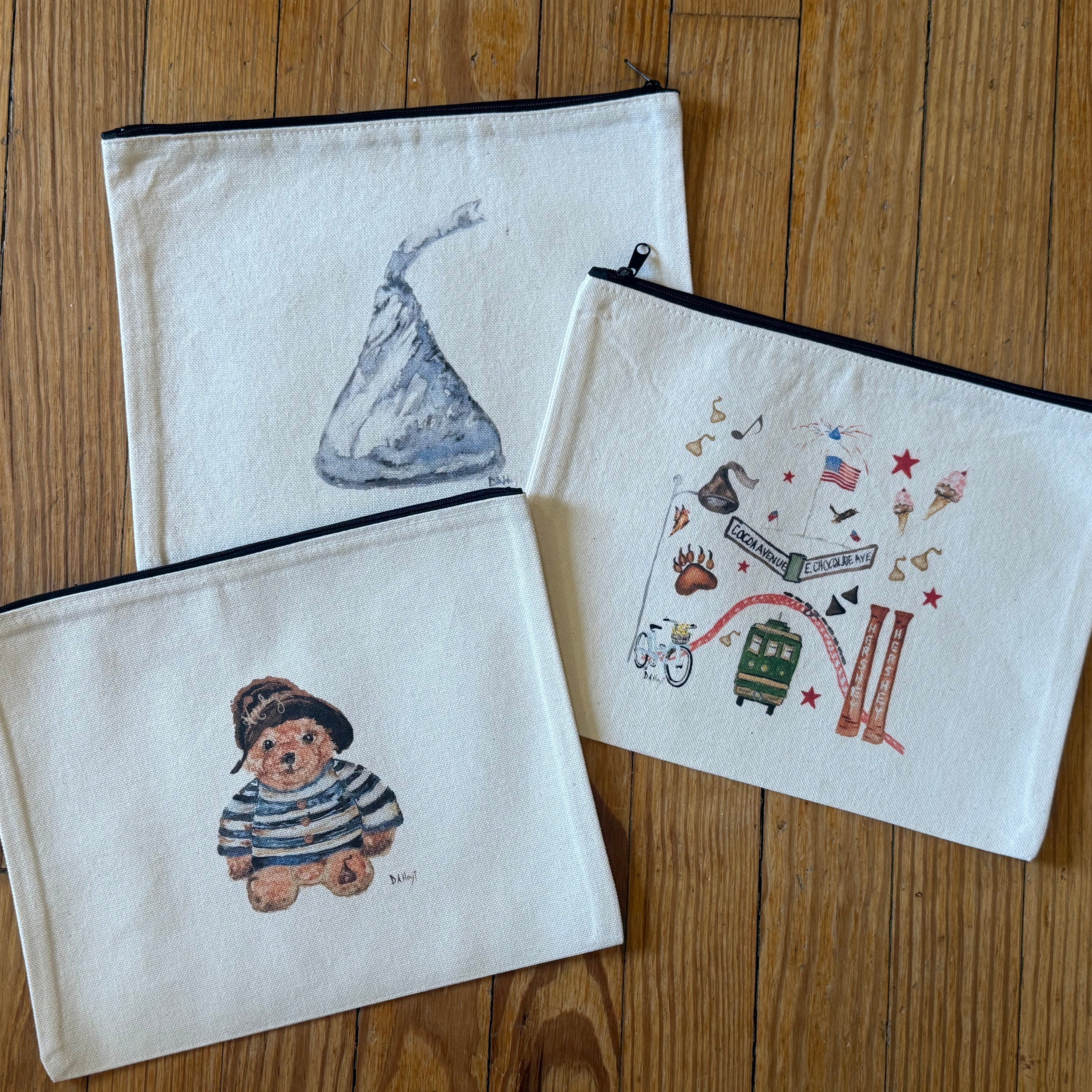 Hershey Zipper Pouch