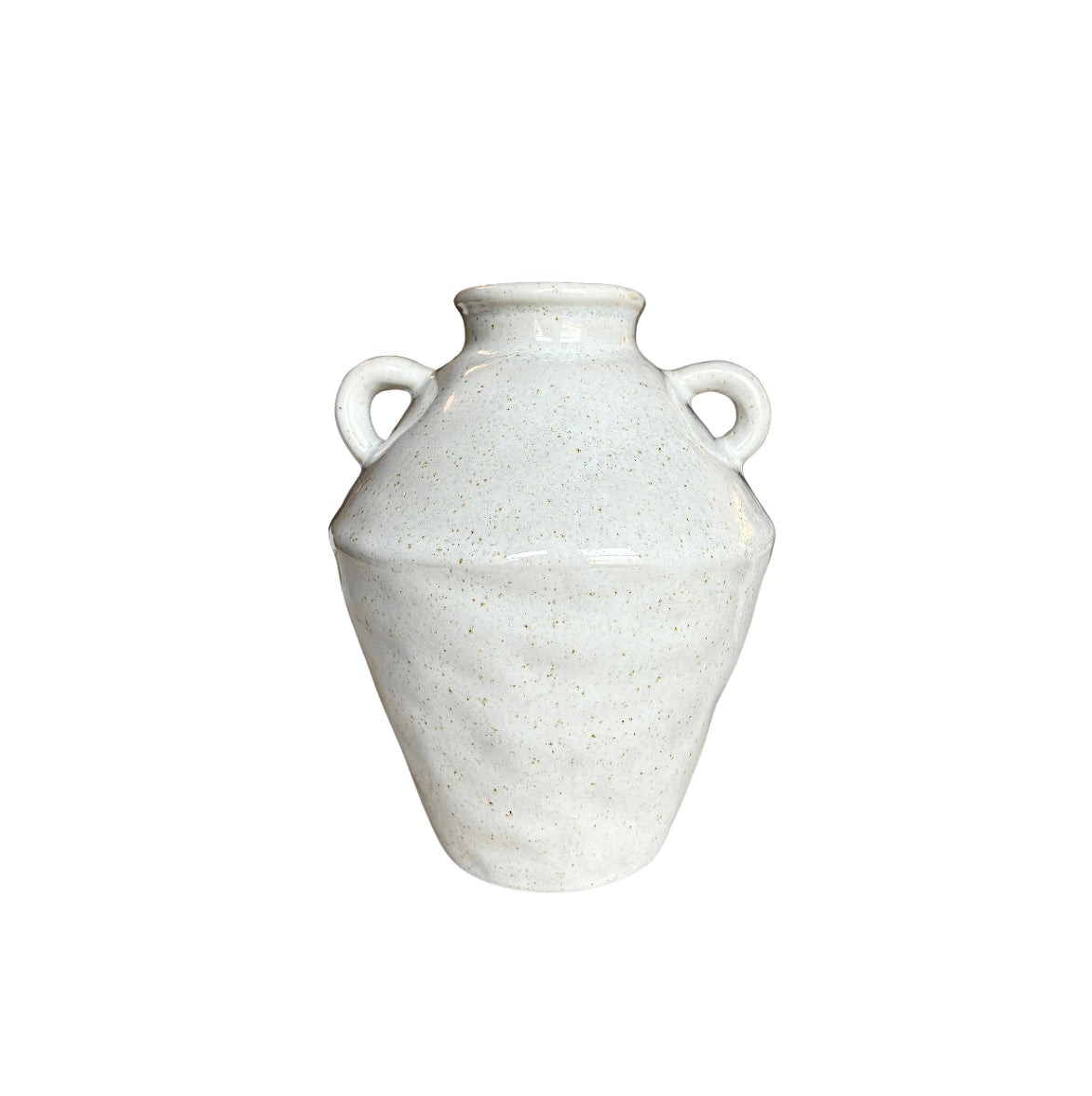 Cream Color Handle Vase