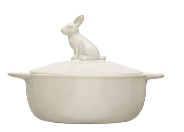 Baker w/rabbit finial