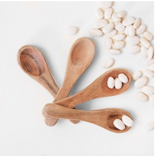 Wooden Mini Spoons Set of $