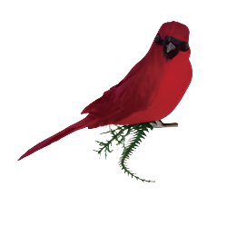 Red Cardinal Clip-on Ornament