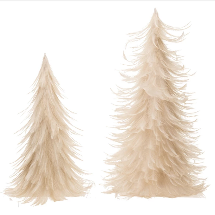 Feather Trees, Cream Color
