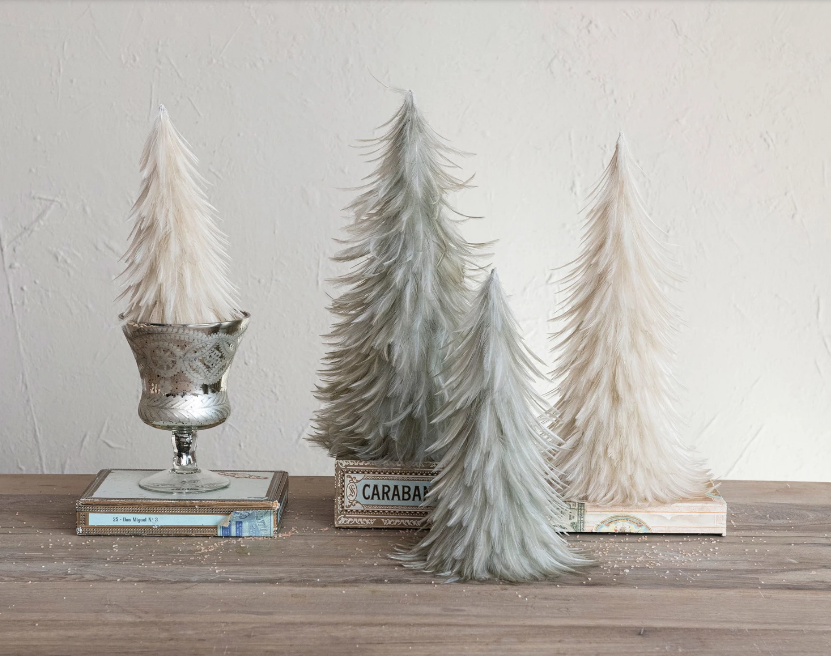 Feather Trees, Cream Color