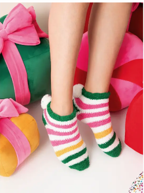 Gloria Home Socks, Green