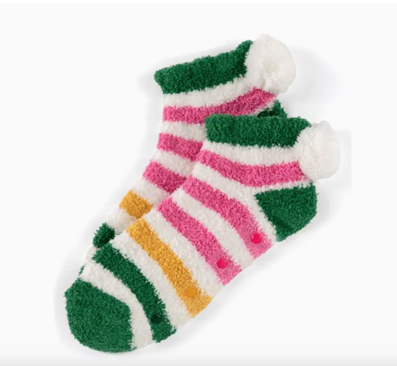 Gloria Home Socks, Green