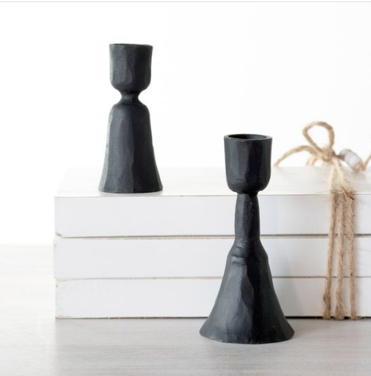 Black Taper Candle Stands