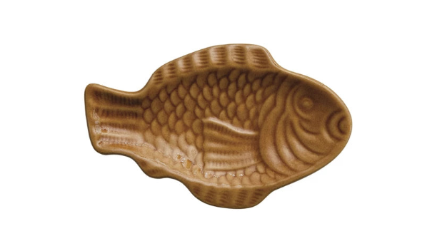 Stoneware Fish Shaped Dish, 2 Colors