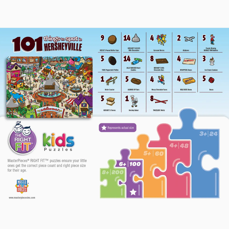 Hershey Puzzle & Game - 101 piece