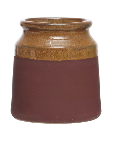 Stoneware Match Holder with Strike Pad