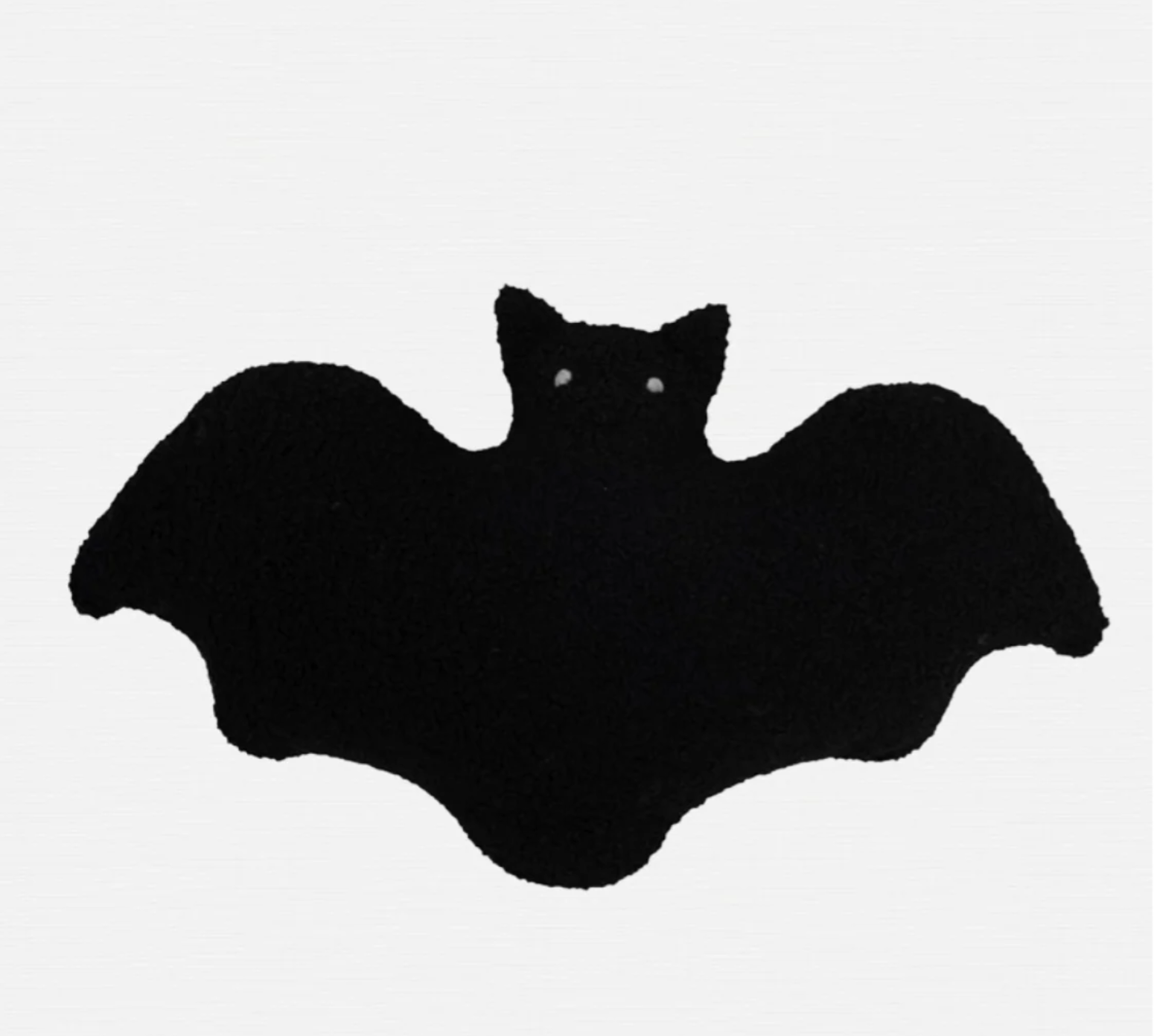 Faux Sherpa Fabric Bat Shaped Pillow