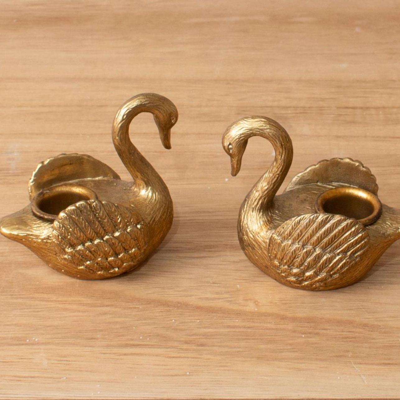 Swan Taper Candle Holder