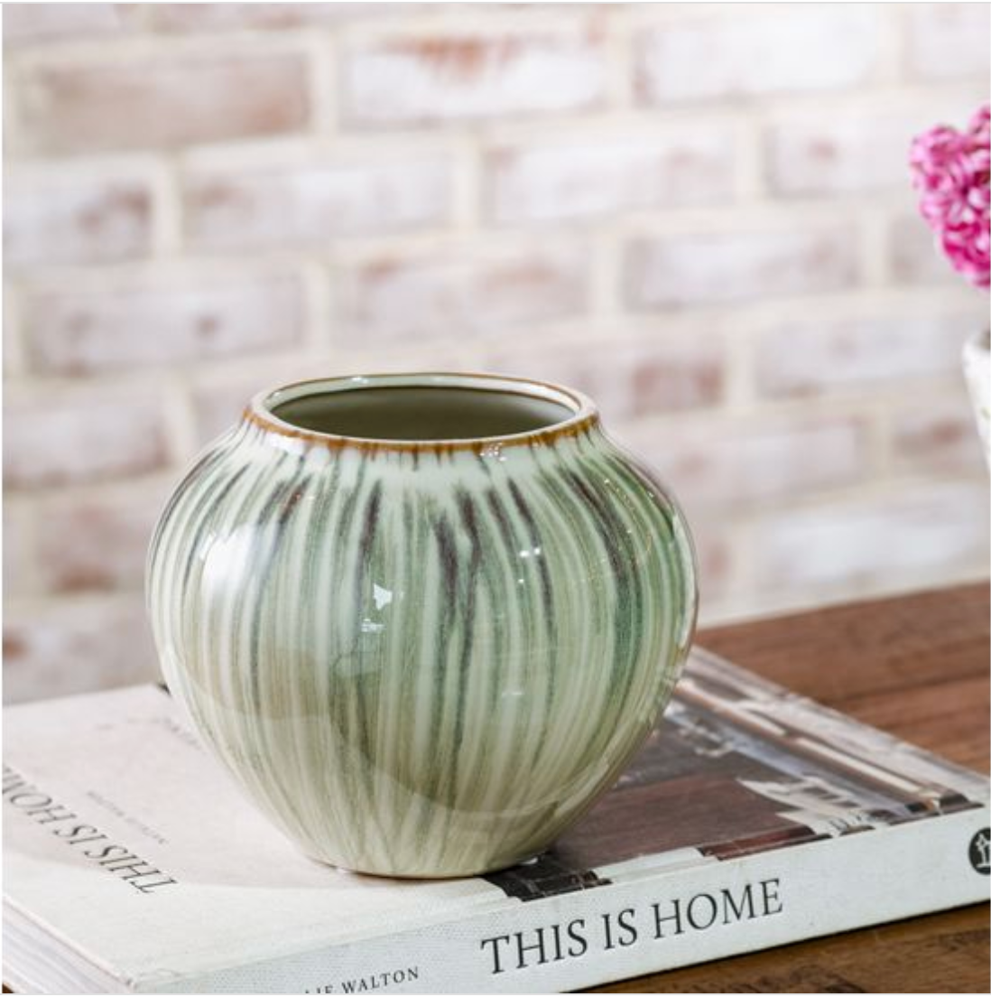Primtemp Wide Cermaic Vase