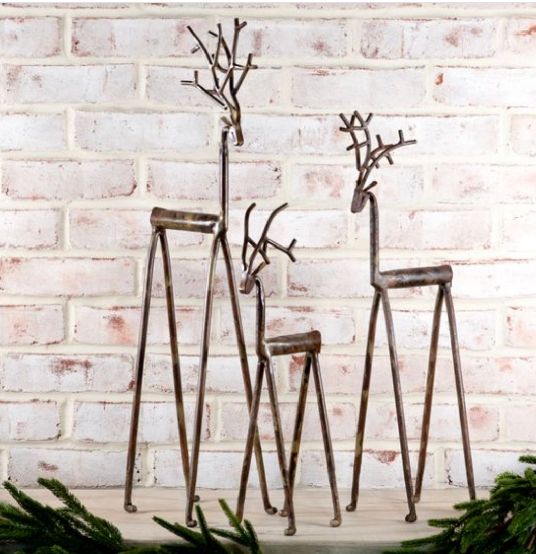 Bronze Iron Deer