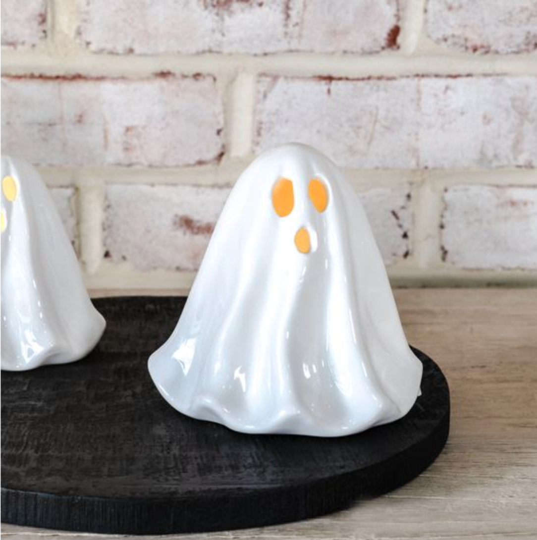 White LED Ceramic Ghost