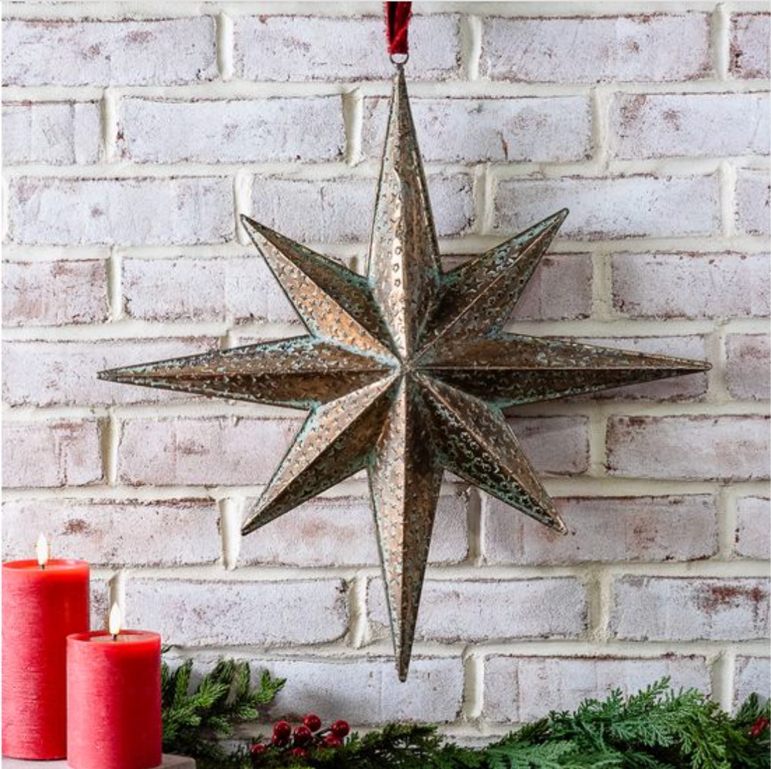 20" Gold Metal Star