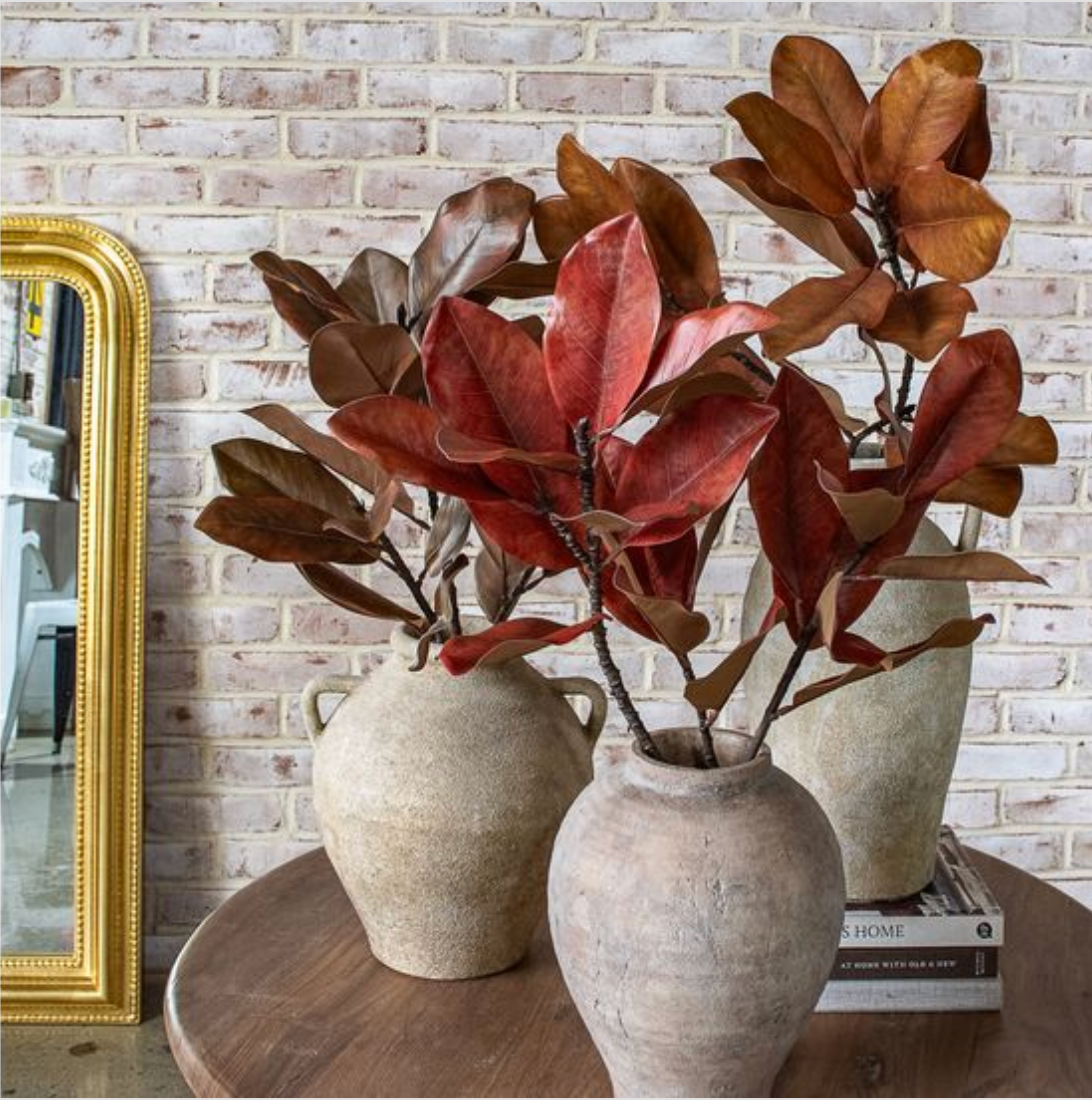 44" Magnolia Leaf Stem