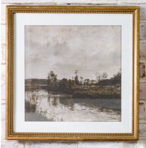 River Scene Framed Print