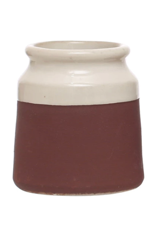 Stoneware Match Holder with Strike Pad