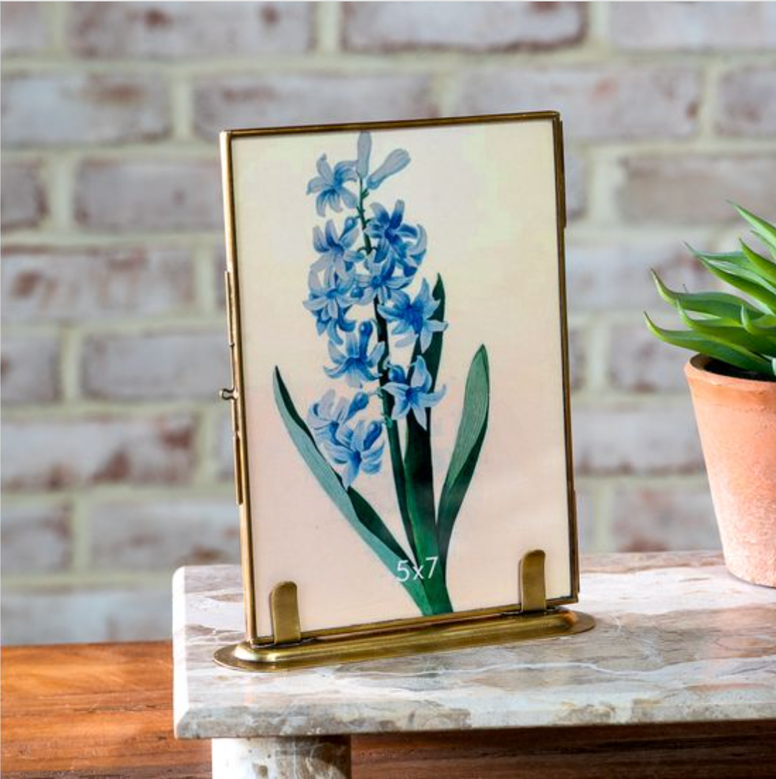 Brass Standing Frame