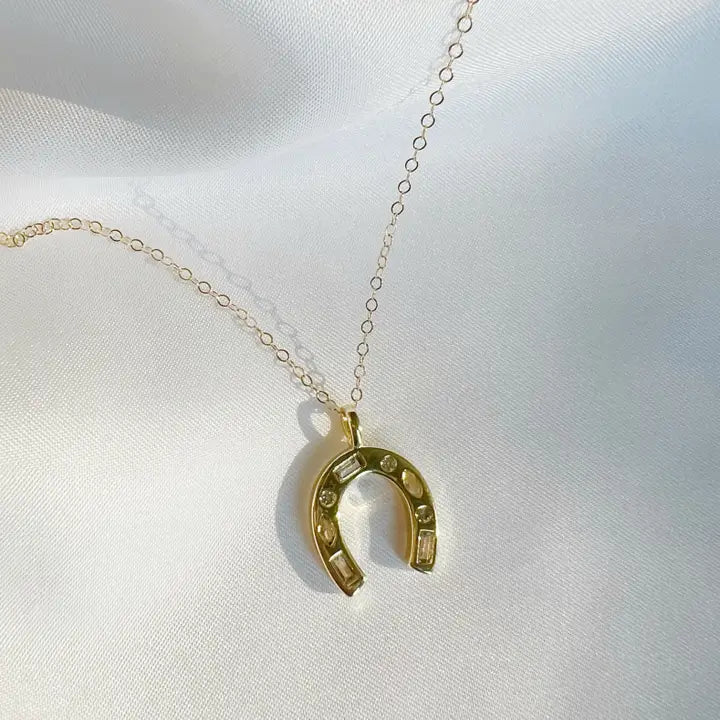 Giddy Up Horseshoe Necklace
