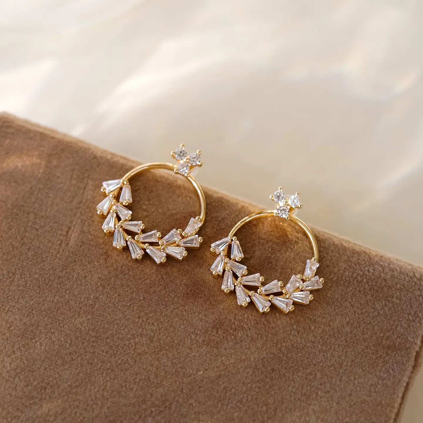 Adeline Wreath Ear Jackets