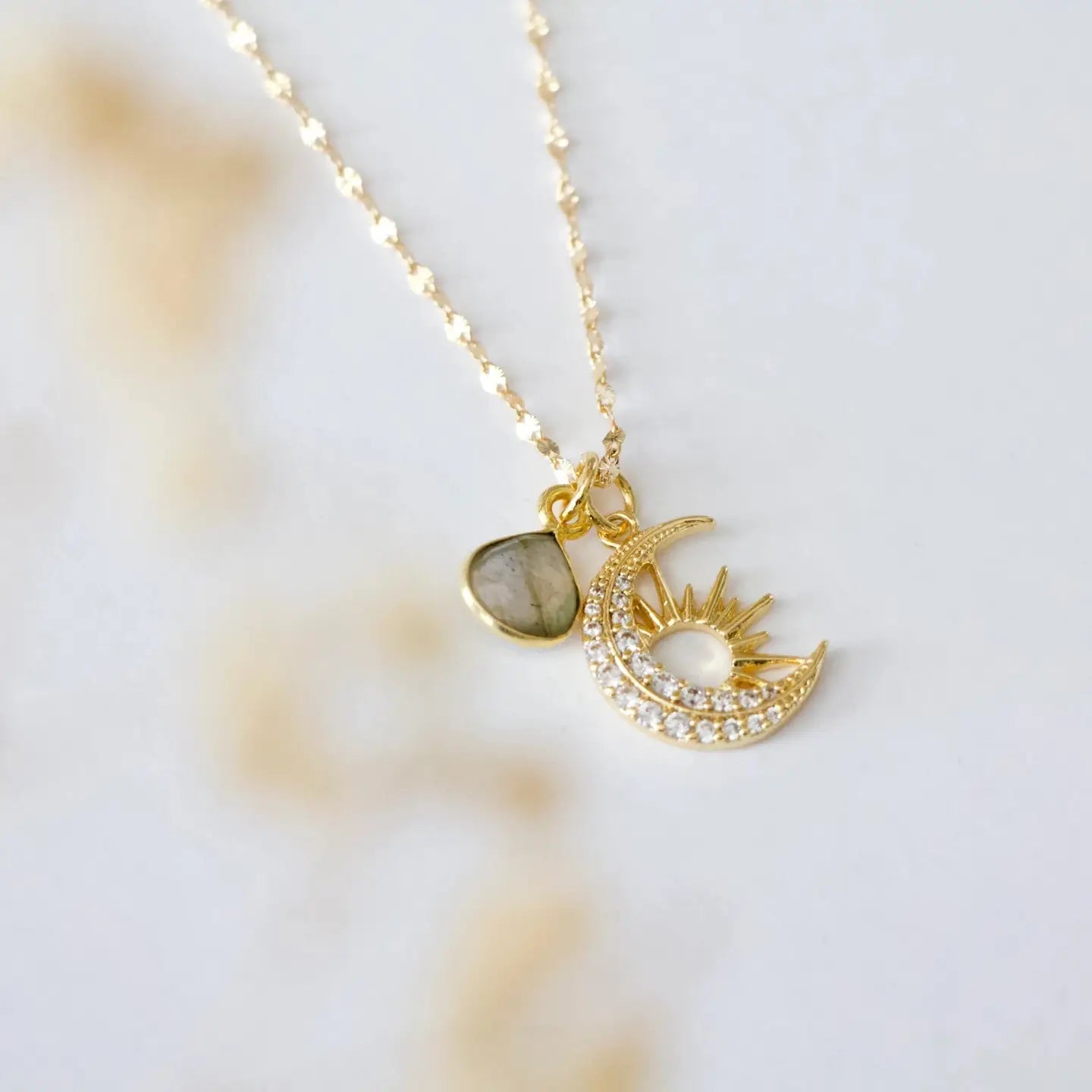 Labradorite Celestial Necklace Necklace