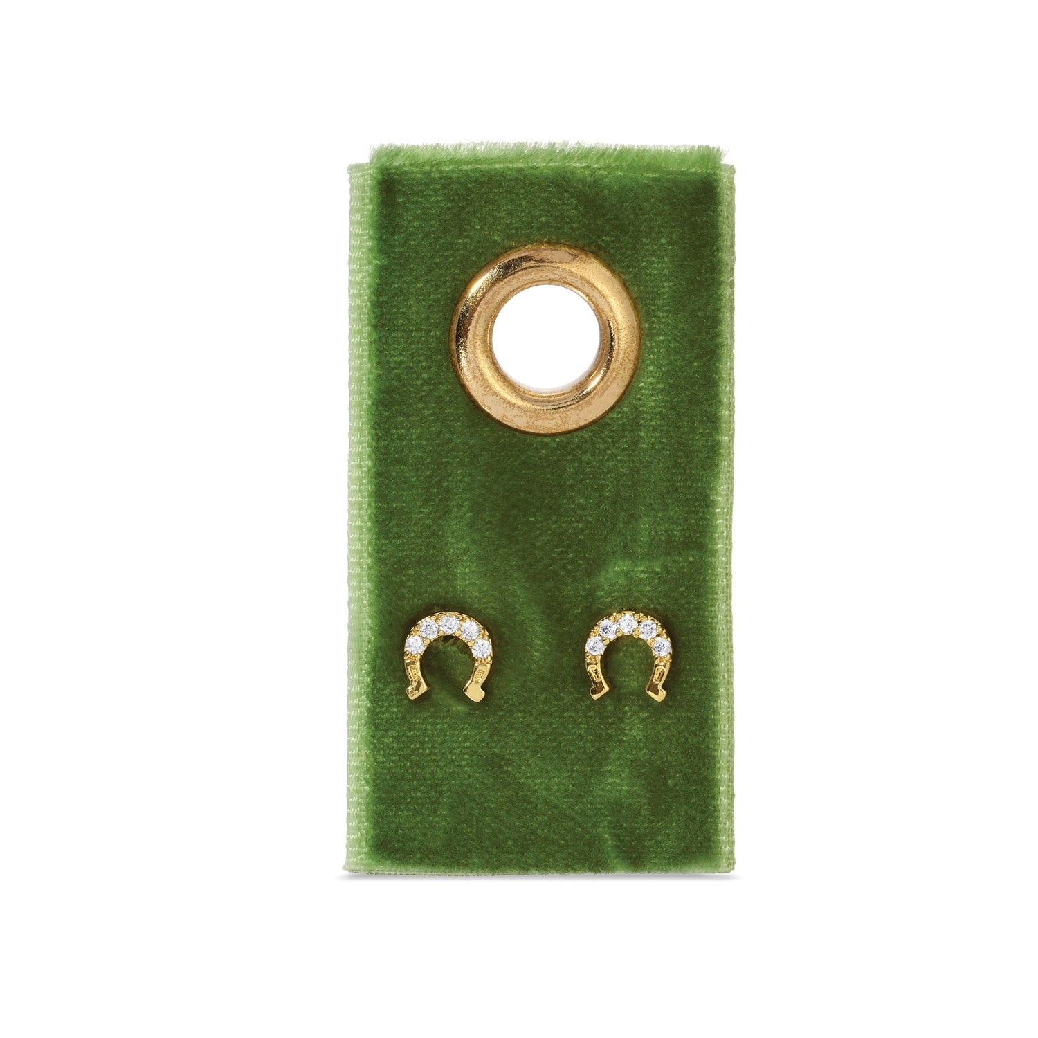 Single Stud on Velvet Tag