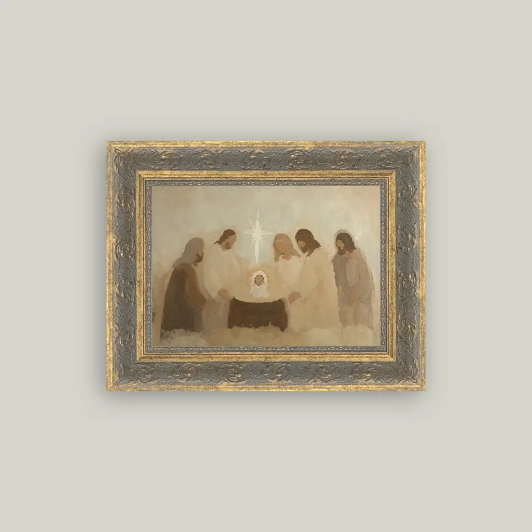 Holiday Print Framed Art