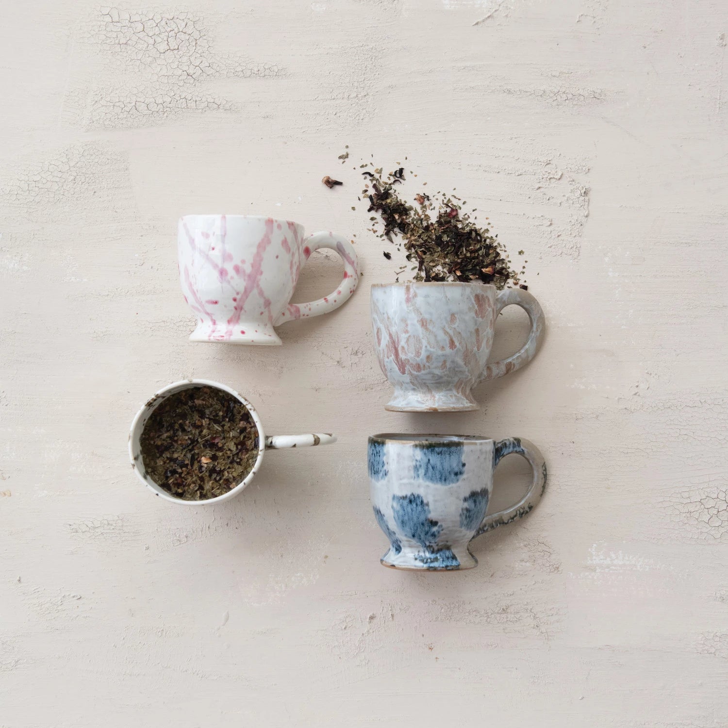 Stoneware Footed Mug