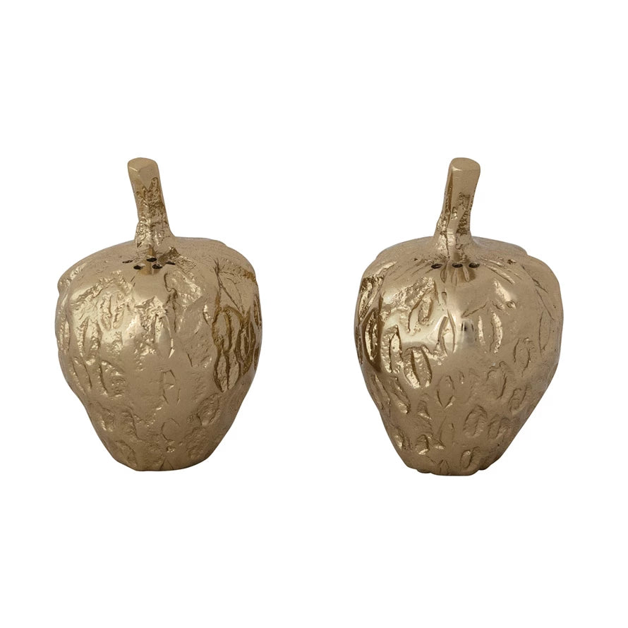 Strawberry Shaped Salt & Pepper Shakers