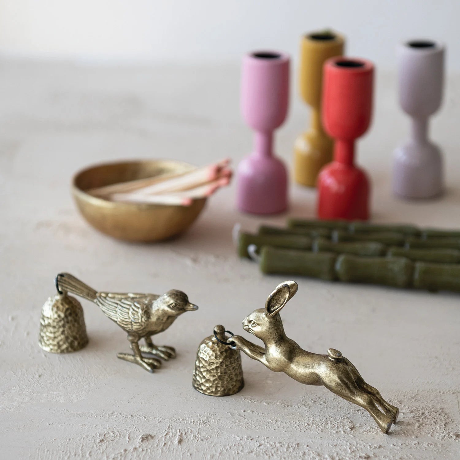 Pewter Rabbit Shaped Candle Snuffer