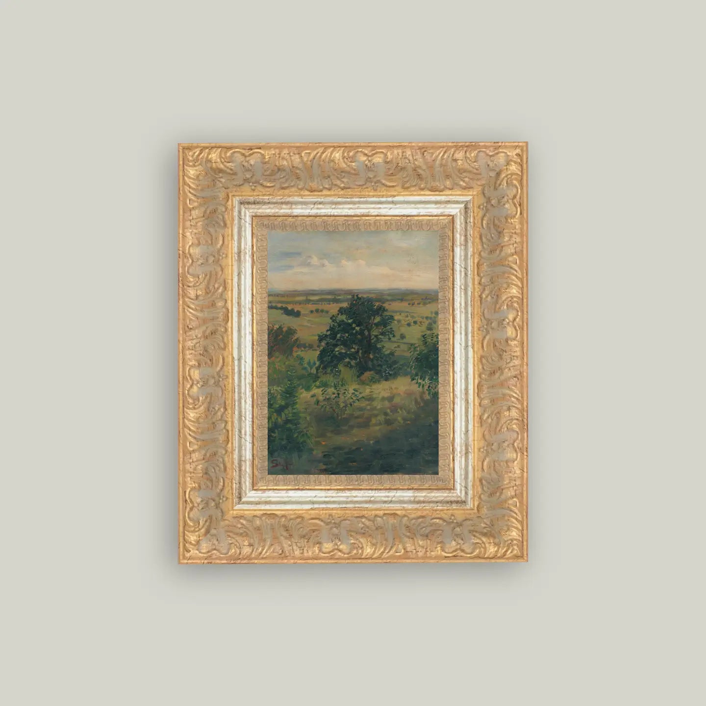 Landscape Framed Antique Art