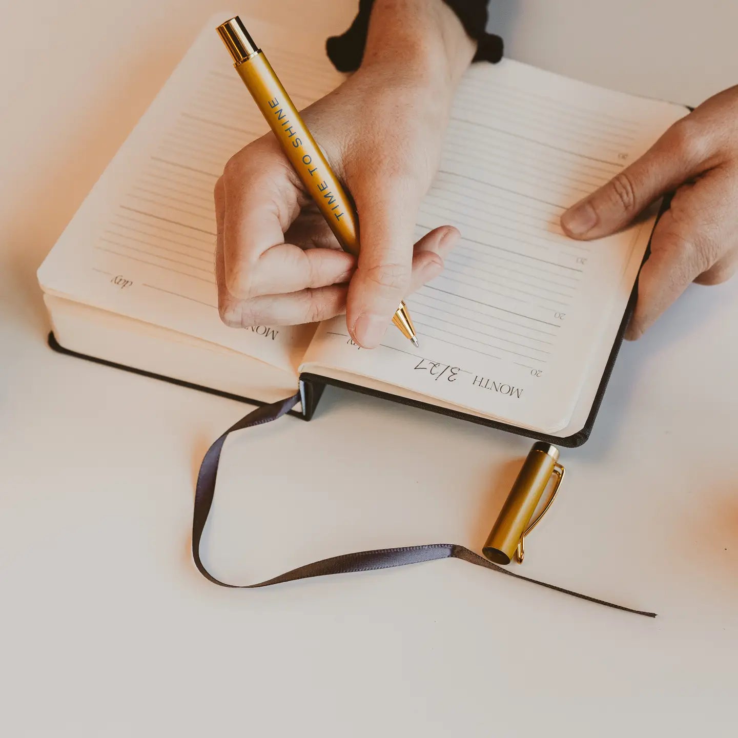 One Line A Day Fabric Journal - Charcoal