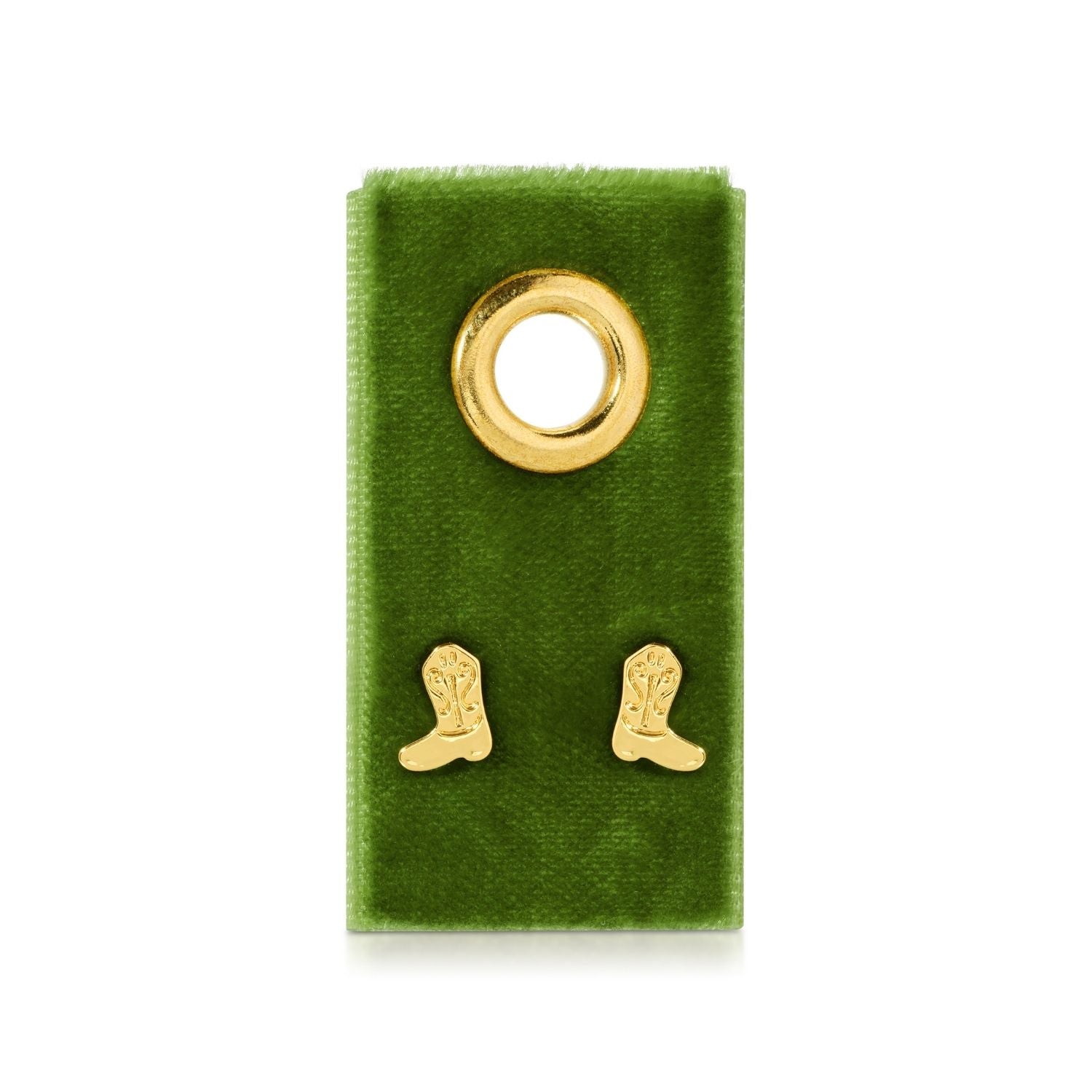 Single Stud on Velvet Tag