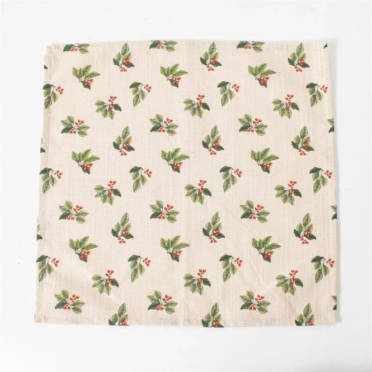 Heritage Holly Cotton Napkin