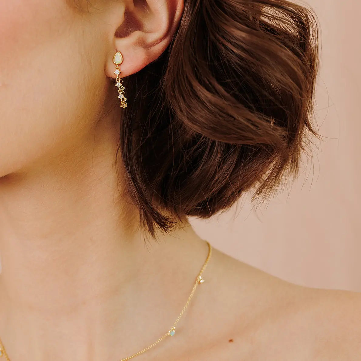 Mystic Glow Opal Dangles