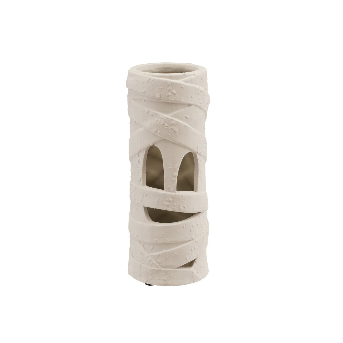 Terra-cotta Mummy Lantern with Cut-Outs