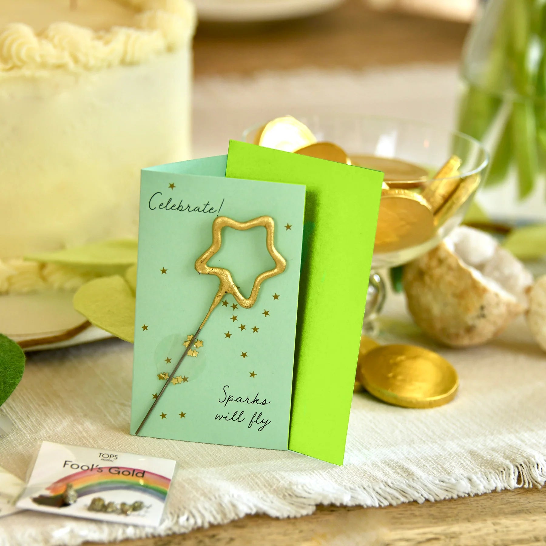 Confetti Sparkler Cards - Celebrate