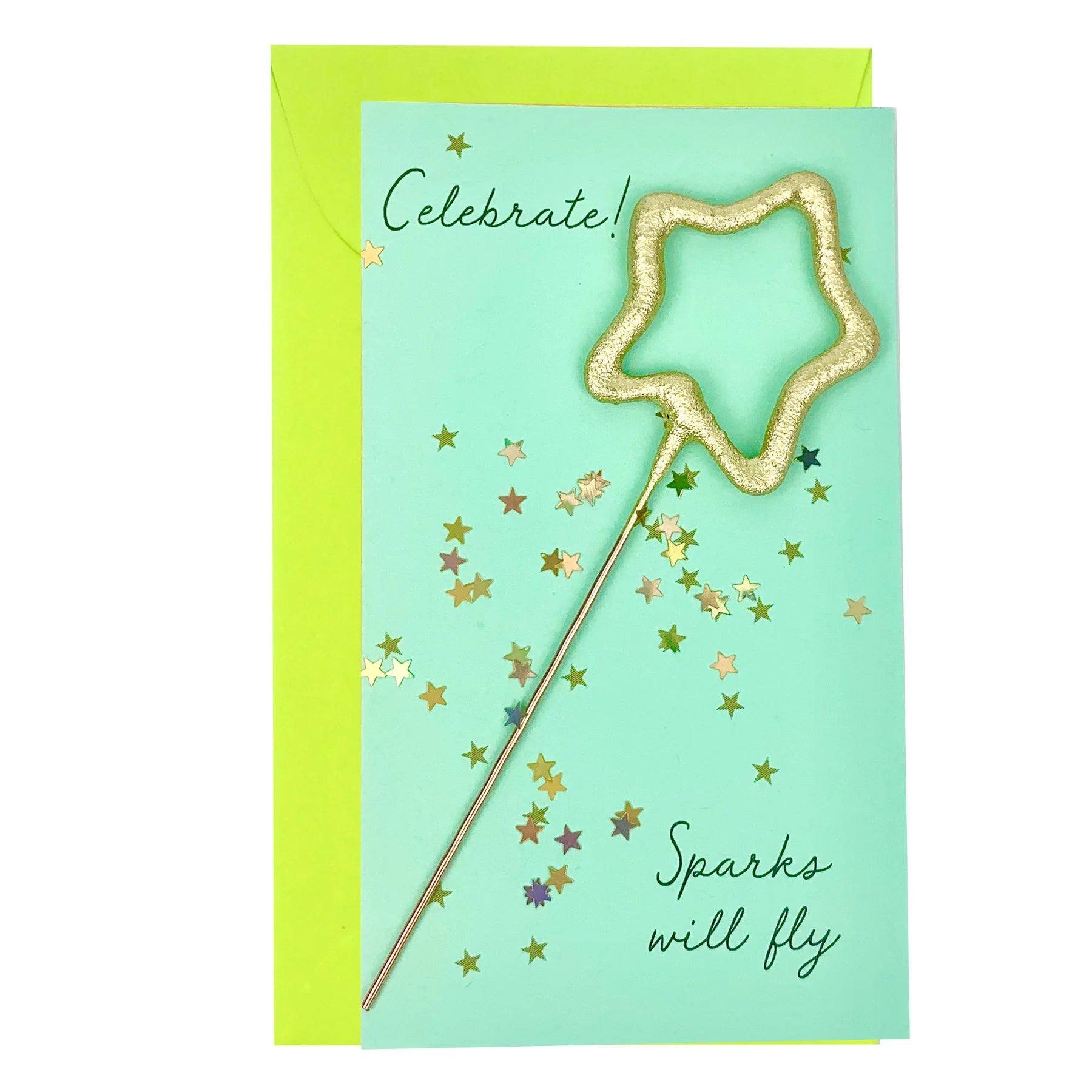 Confetti Sparkler Cards - Celebrate