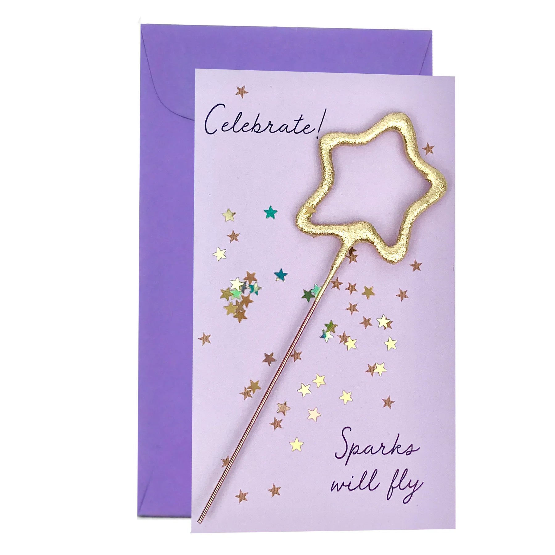 Confetti Sparkler Cards - Celebrate